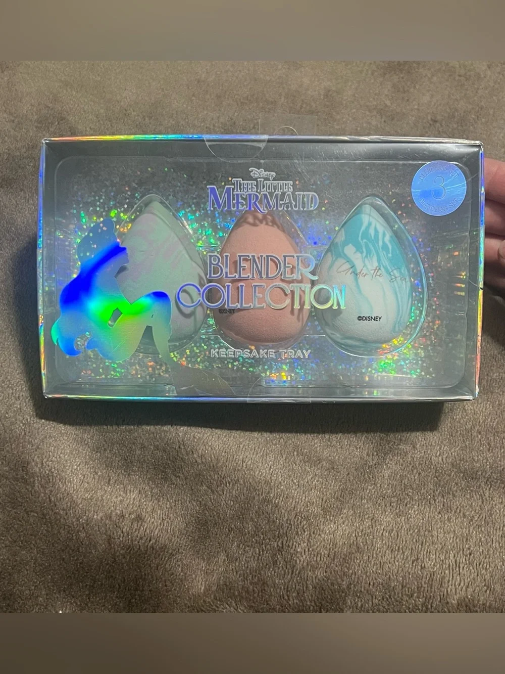 Disney The Little Mermaid Blender Collection Makeup Sponges - Aqua & Peach